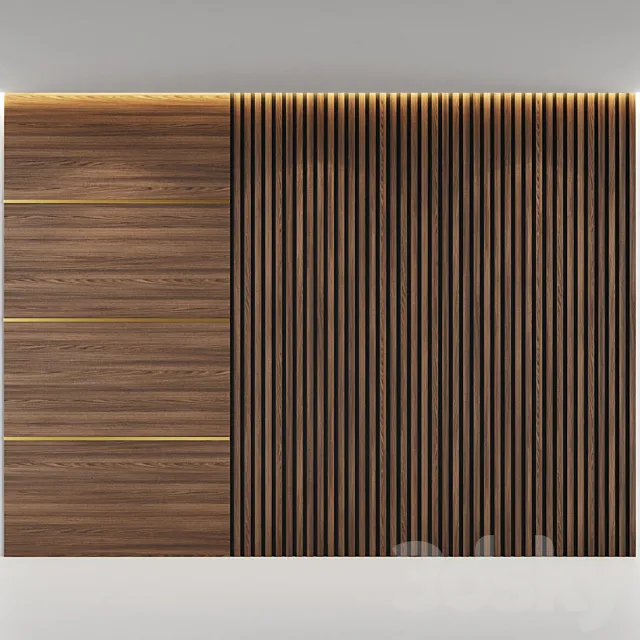 Decotarive Wall panel 016 3ds Max