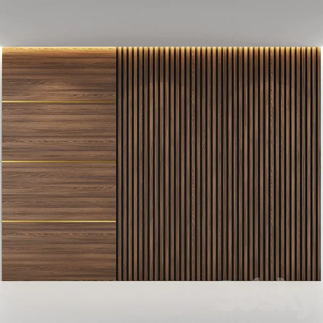 Decotarive Wall panel 016 3dsMax Model