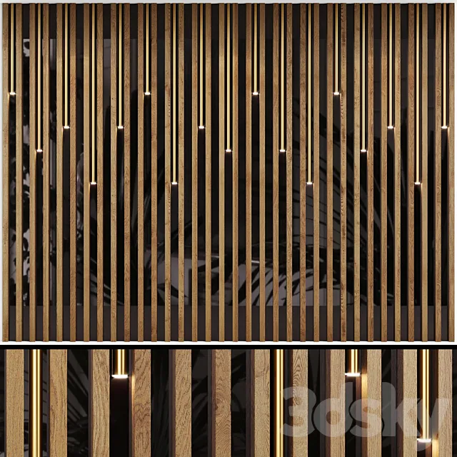 Decotarive Wall panel 024 3ds Max