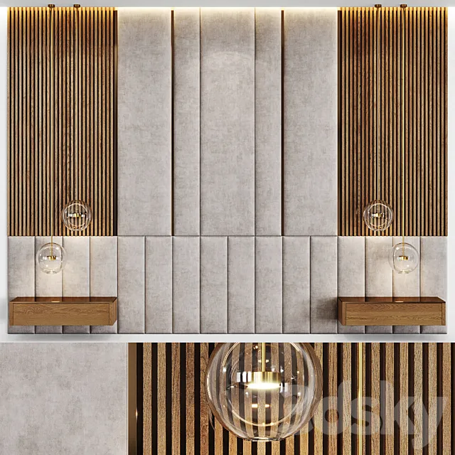 Decotarive Wall panel 028 3ds Max