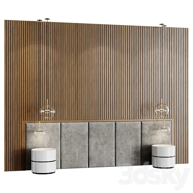 Decotarive Wall panel 046 3ds Max