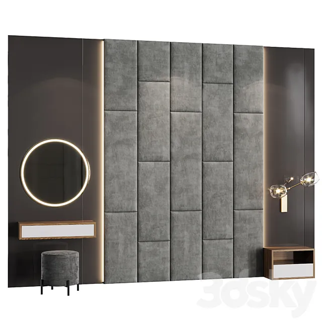 Decotarive Wall panel 047 3ds Max