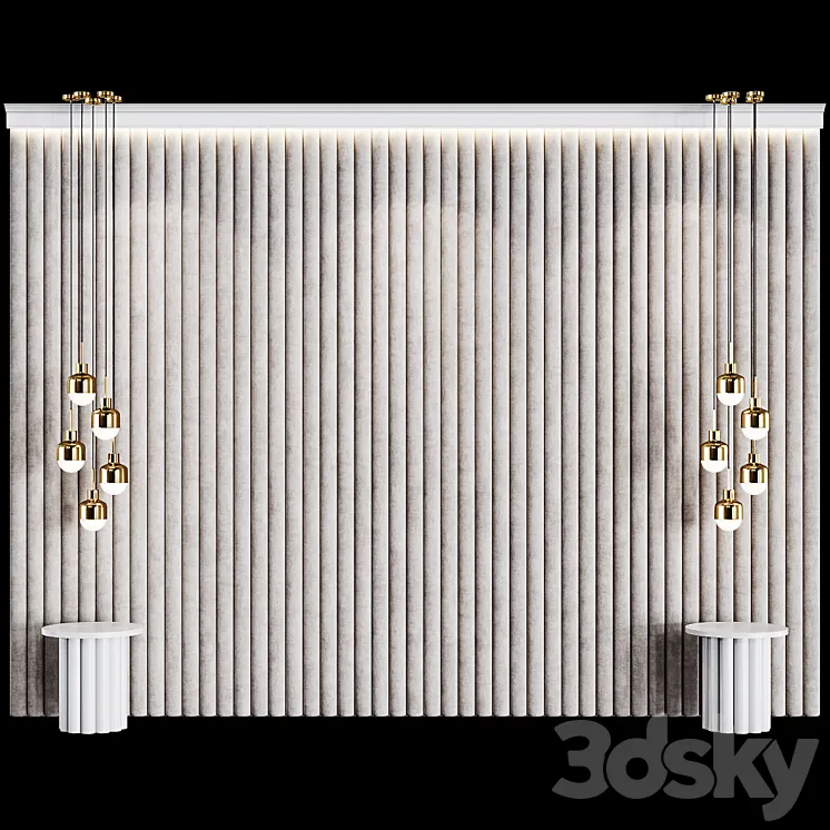 Decotarive Wall panel 058 3DS Max Model