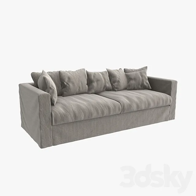 Decotique le grand three-seat sofa 3DS Max Model