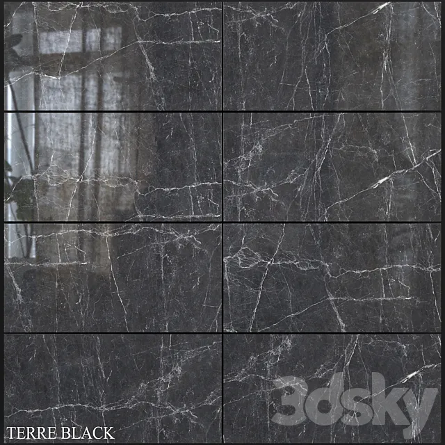Decovita Terre Black 600×1200 3ds Max