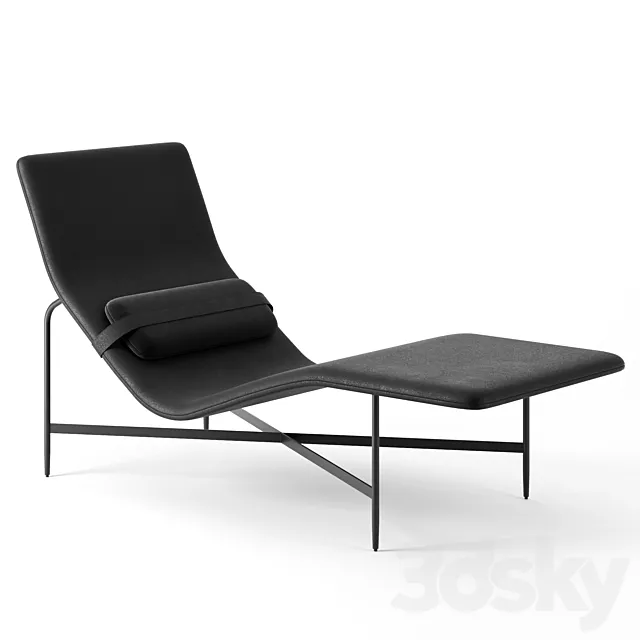 Deep Thoughts Leather Chaise by Blu Dot 3DSMax File