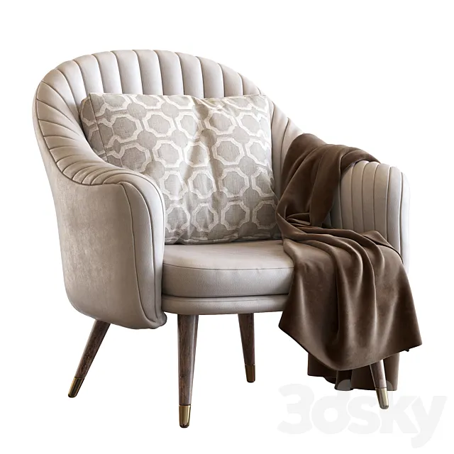 Deephouse armchair 3ds Max