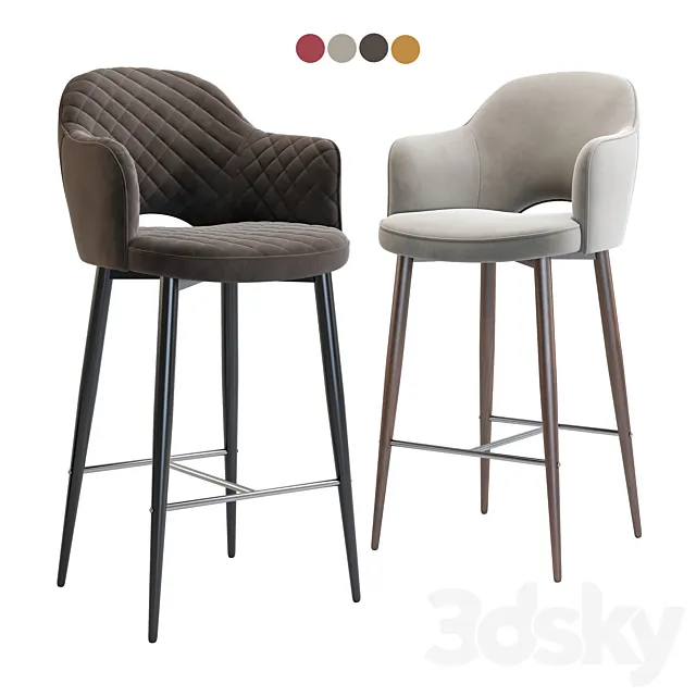 Deephouse. Bar chair Martin 3DS Max Model