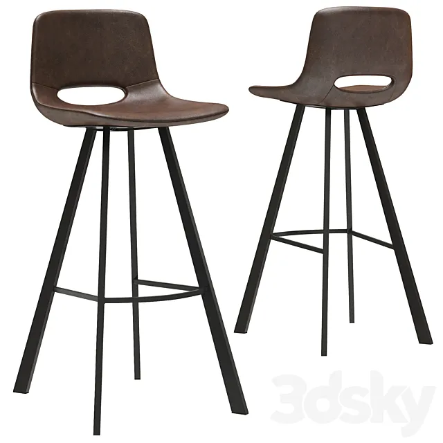 Deephouse Bar Stool Alicante 3ds Max