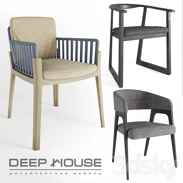 deephouse chair 3 3DSMax File
