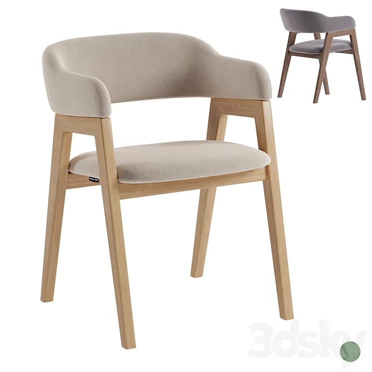 Deephouse Chair Chelsea 3DS Max Model
