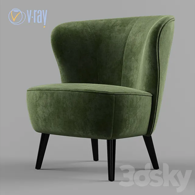 Deephouse. Chair Liverpool. 3ds Max