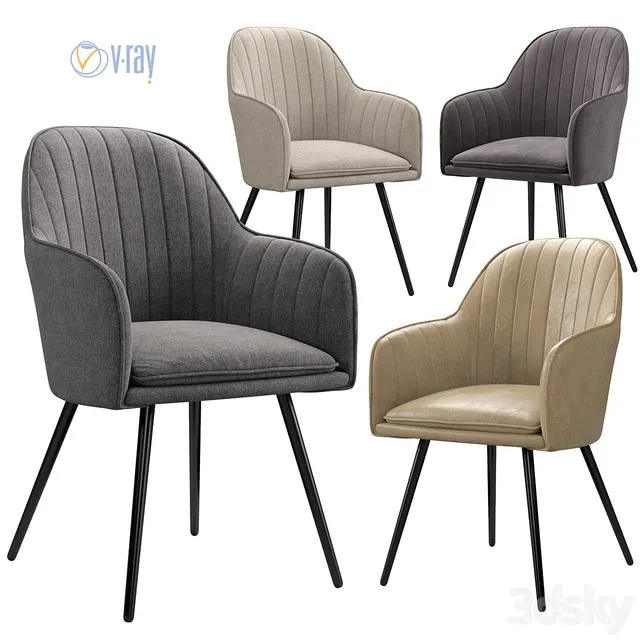 Deephouse. Lausanne’s chair 3dsMax Model