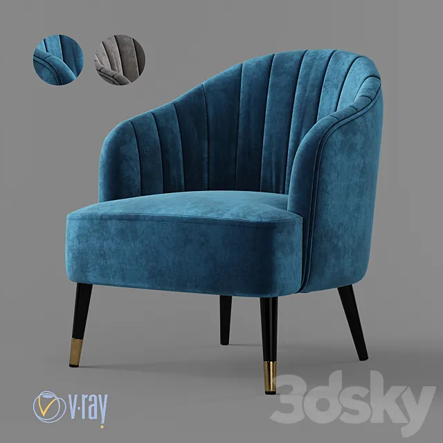 Deephouse. Leicester chair. 3DSMax File