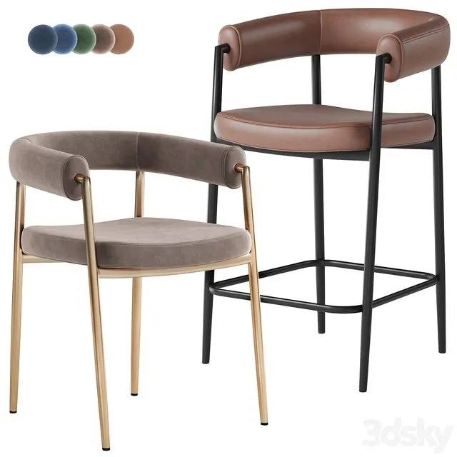 Deephouse Manchester barstool 3dsMax Model
