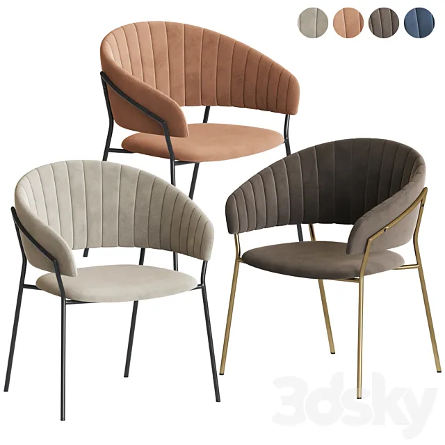 Deephouse Pisa Dining Chair 3ds Max