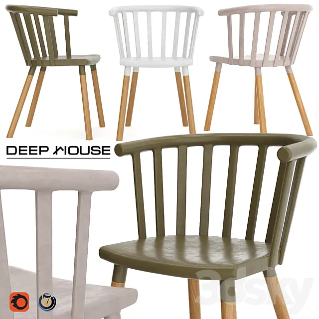 Deephouse Saint Tropez Chair 3DSMax File