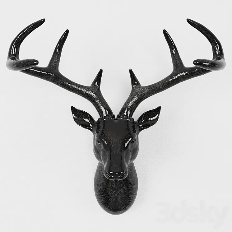 Deer head 3DS Max