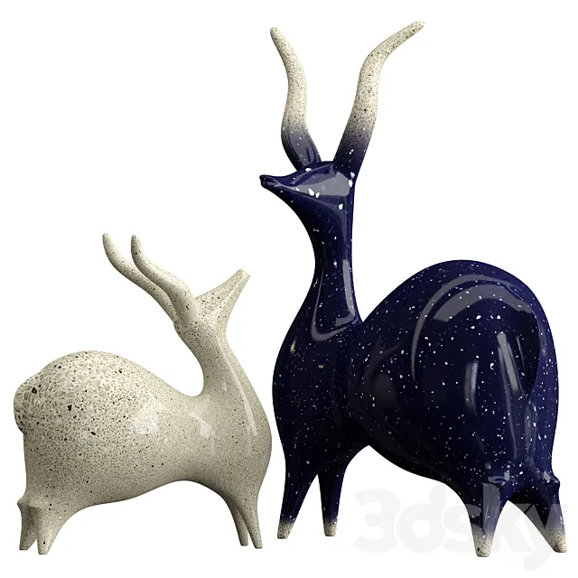 Deer sculpture 3dsMax Model