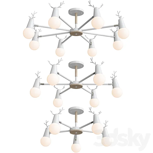 Deerch by Anzazo Set 3DS Max Model