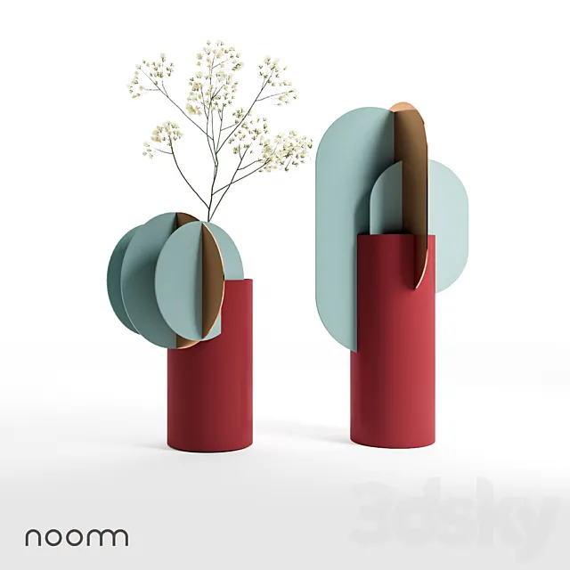 Delaunay and Ekster vases by NOOM 3DS Max Model