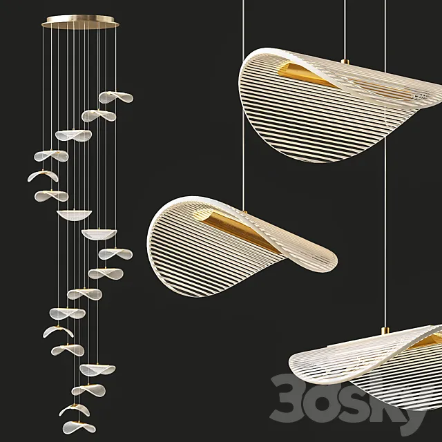 DELFINA lamps 3ds Max