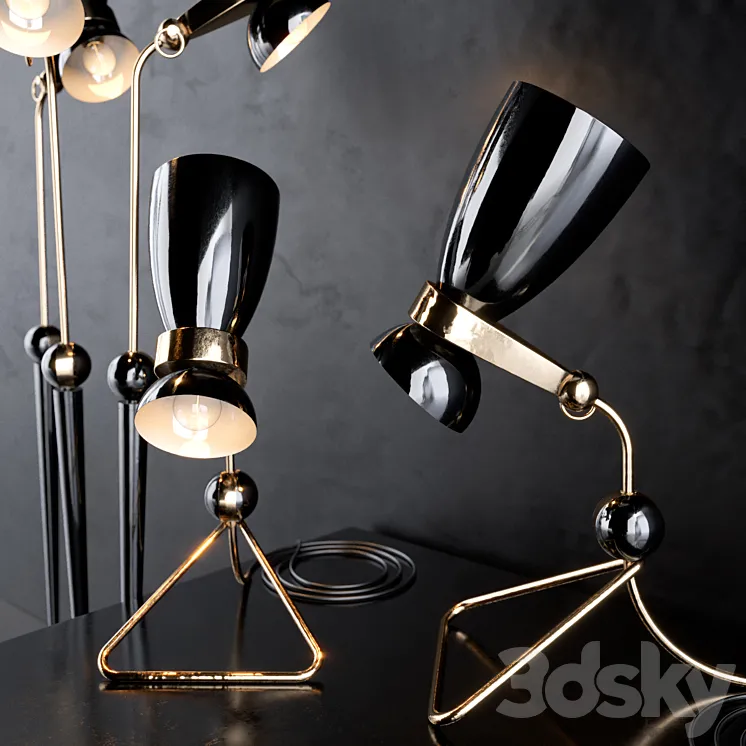 Delightfull Amy table lamp 3DS Max