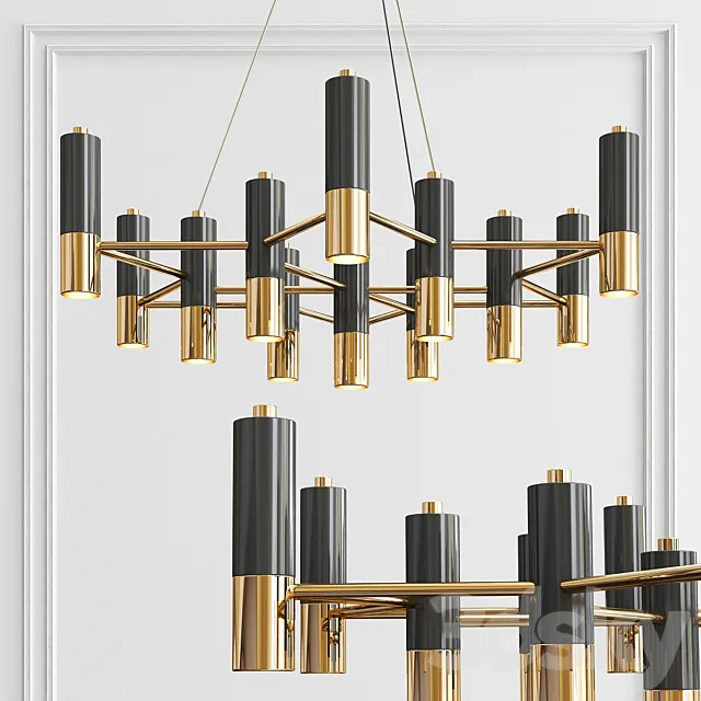 Delightfull ike chandelier 3ds Max