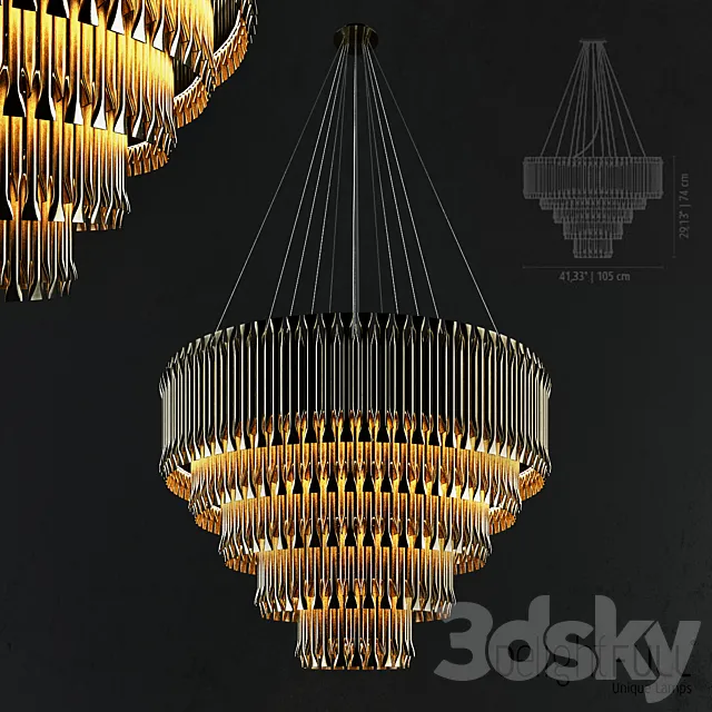 DELIGHTFULL MATHENY | SUSPENSION 3DS Max Model