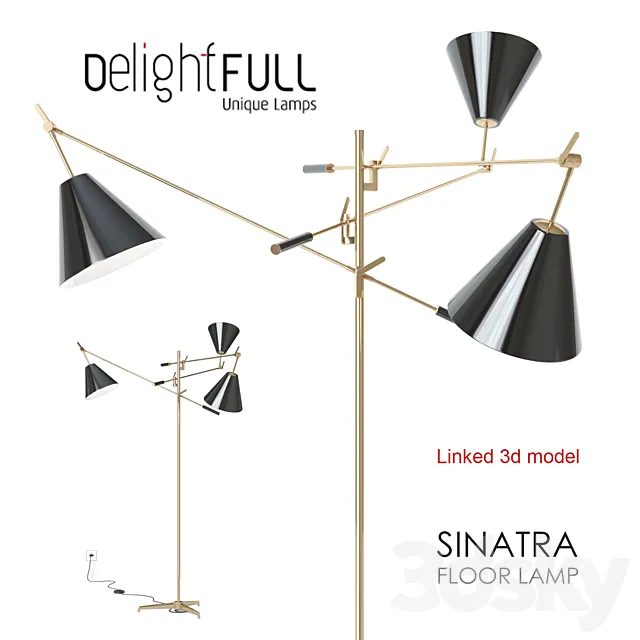 Delightfull SINATRA floorlamp 3DSMax File