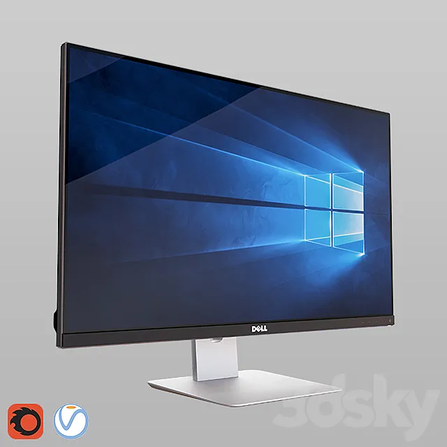 Dell S2415h Monitor 3ds Max