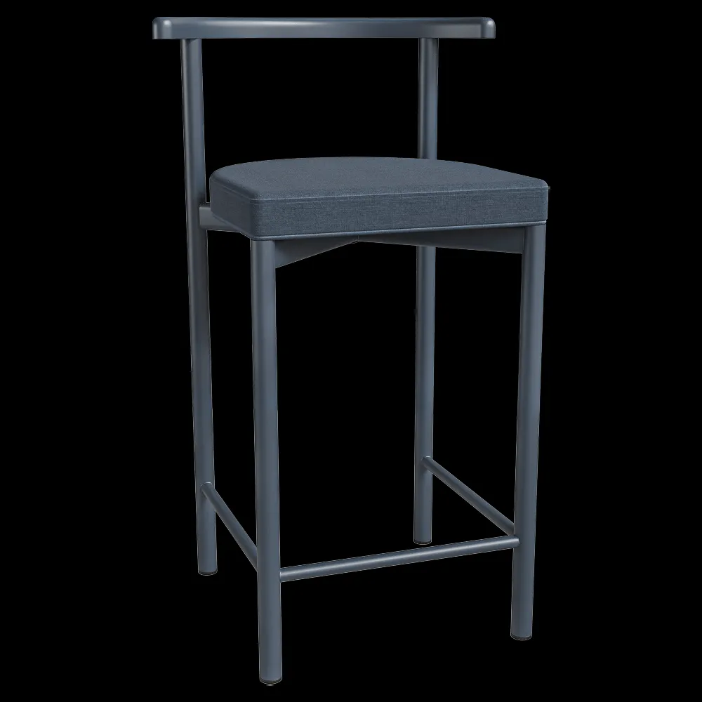 Delo – Barstool upholstered  Nra 3ds Max