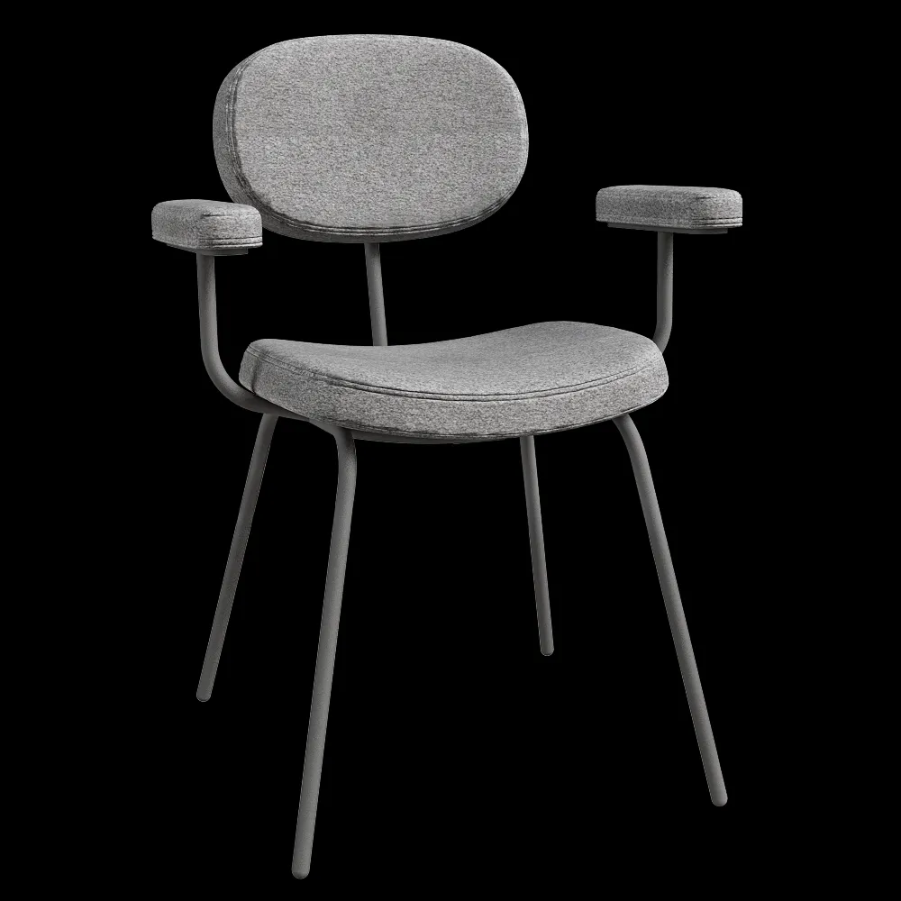 Delo – Chair with armrest Ril 3ds Max
