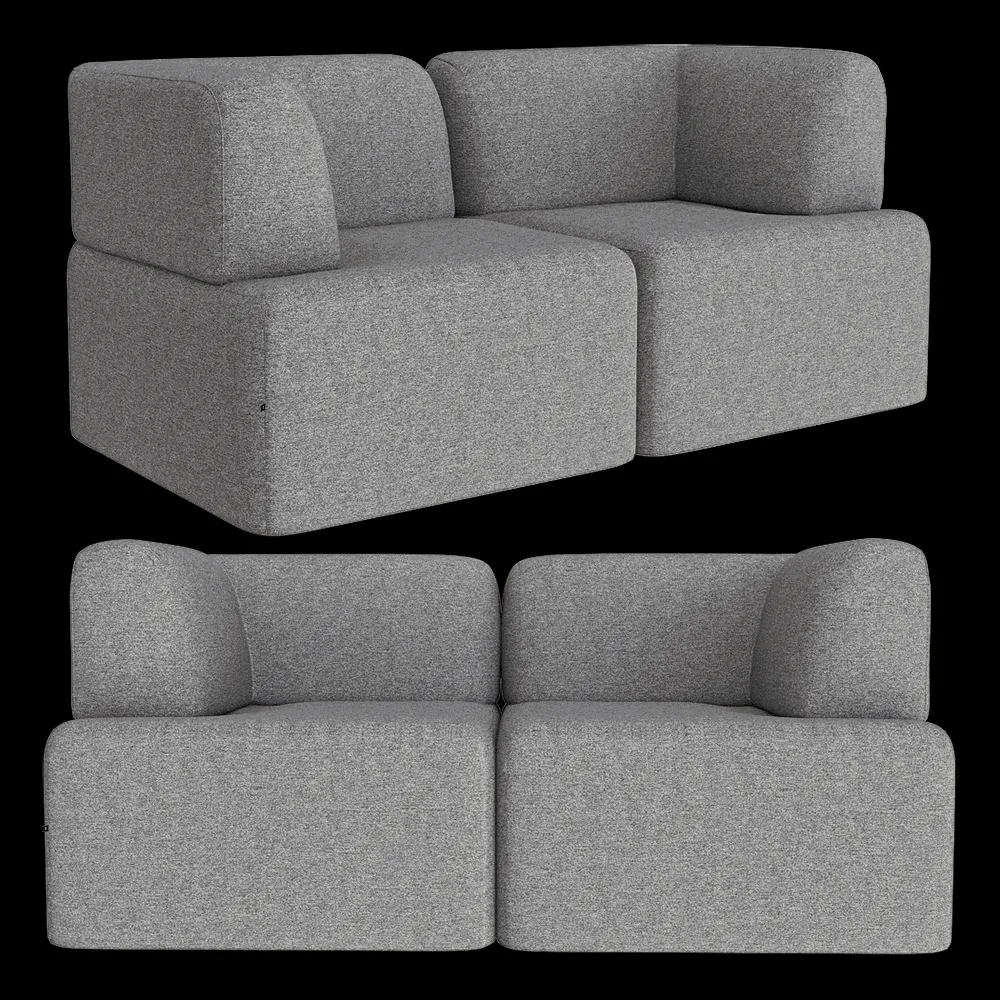 Delo – Sofa STYLE two seater 3ds Max