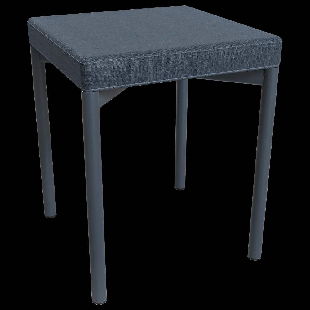 Delo – Stool upholstered Nra 3ds Max