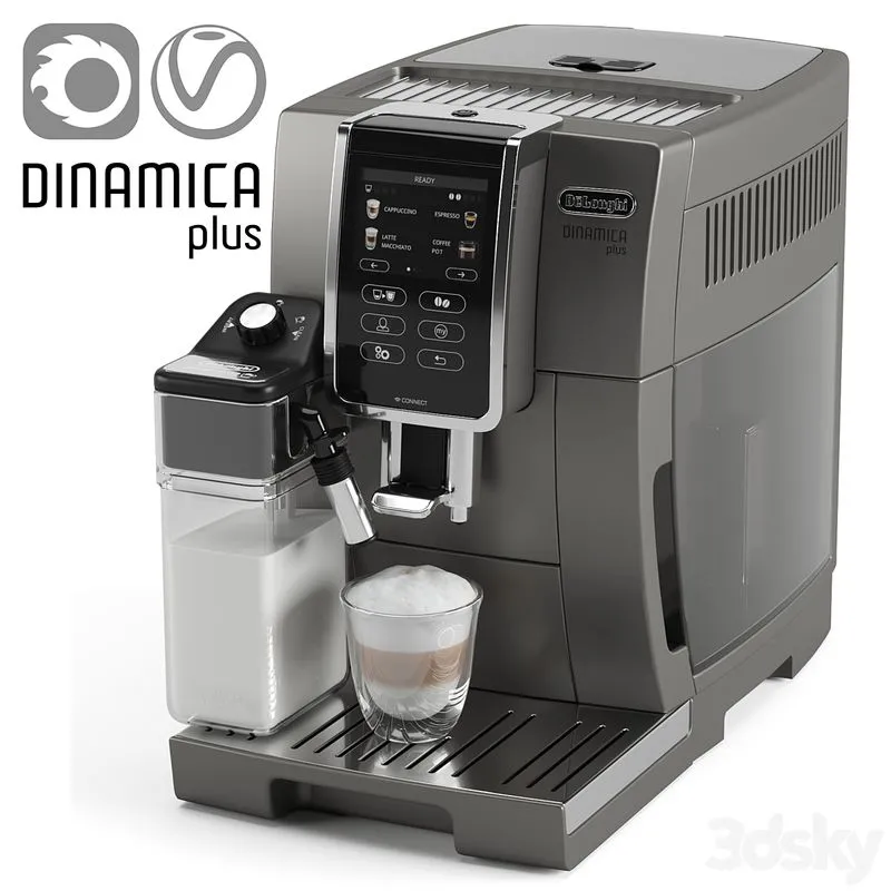 De’Longhi Dinamica Plus ECAM 370.95.T 3dsMax Model