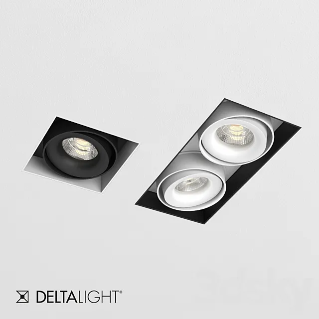 Delta Light MINIGRID IN TRIMLESS 3DSMax File