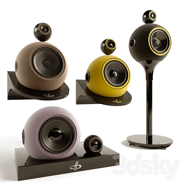 DELUXE ACOUSTICS speaker systems 3ds Max