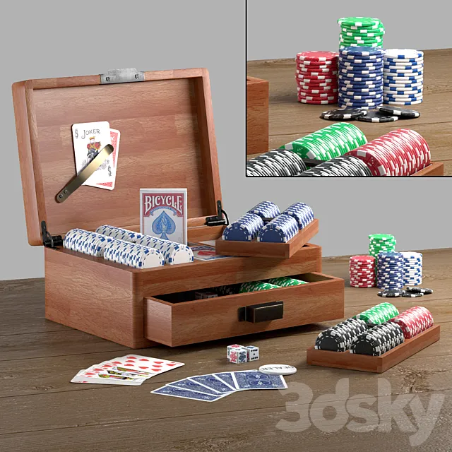 DELUXE POKER 3DS Max Model