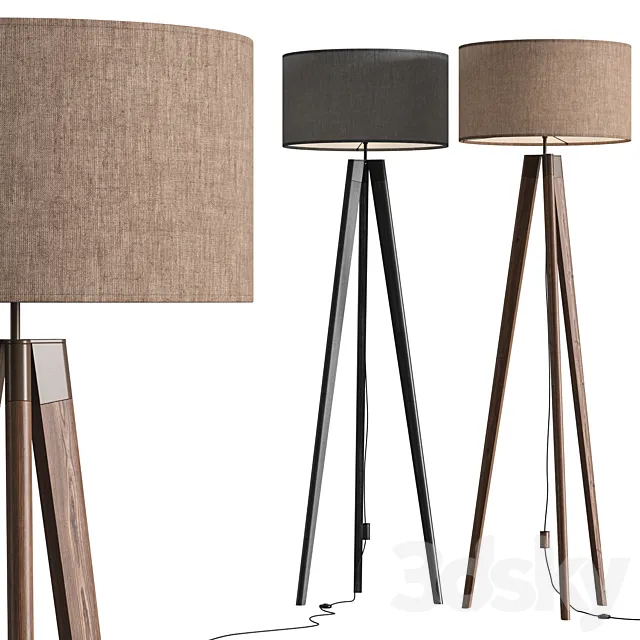 Dema Edgar Tripod Floor Lamp 3DS Max Model