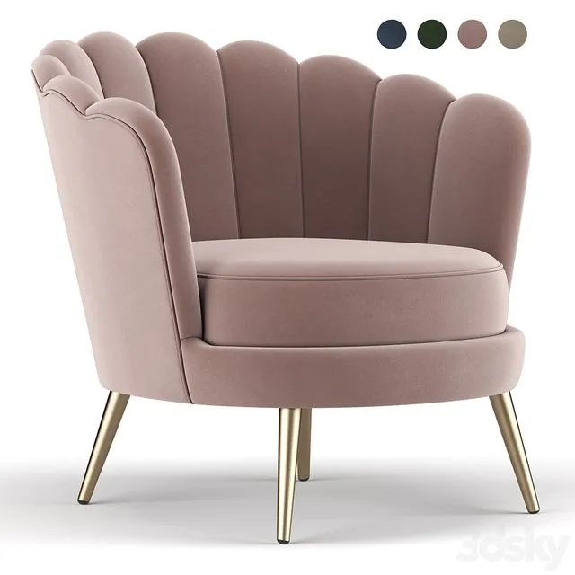 Demers Barrel Chair 3dsMax Model