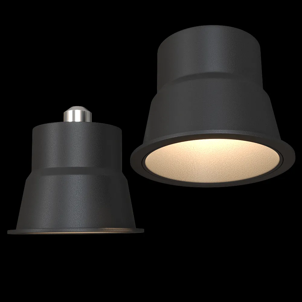DENKIRS – Recessed spotlight DK4400-BK 3ds Max