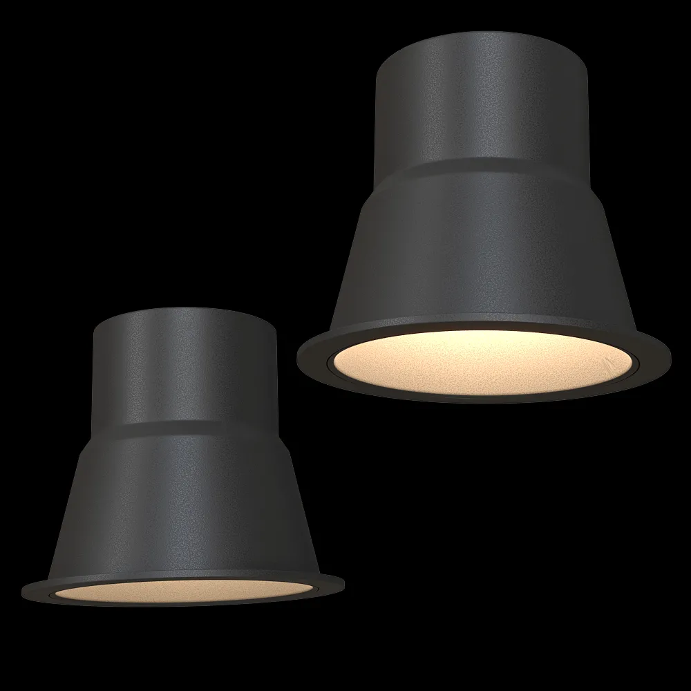 DENKIRS – Recessed spotlight DK4500-BK 3ds Max