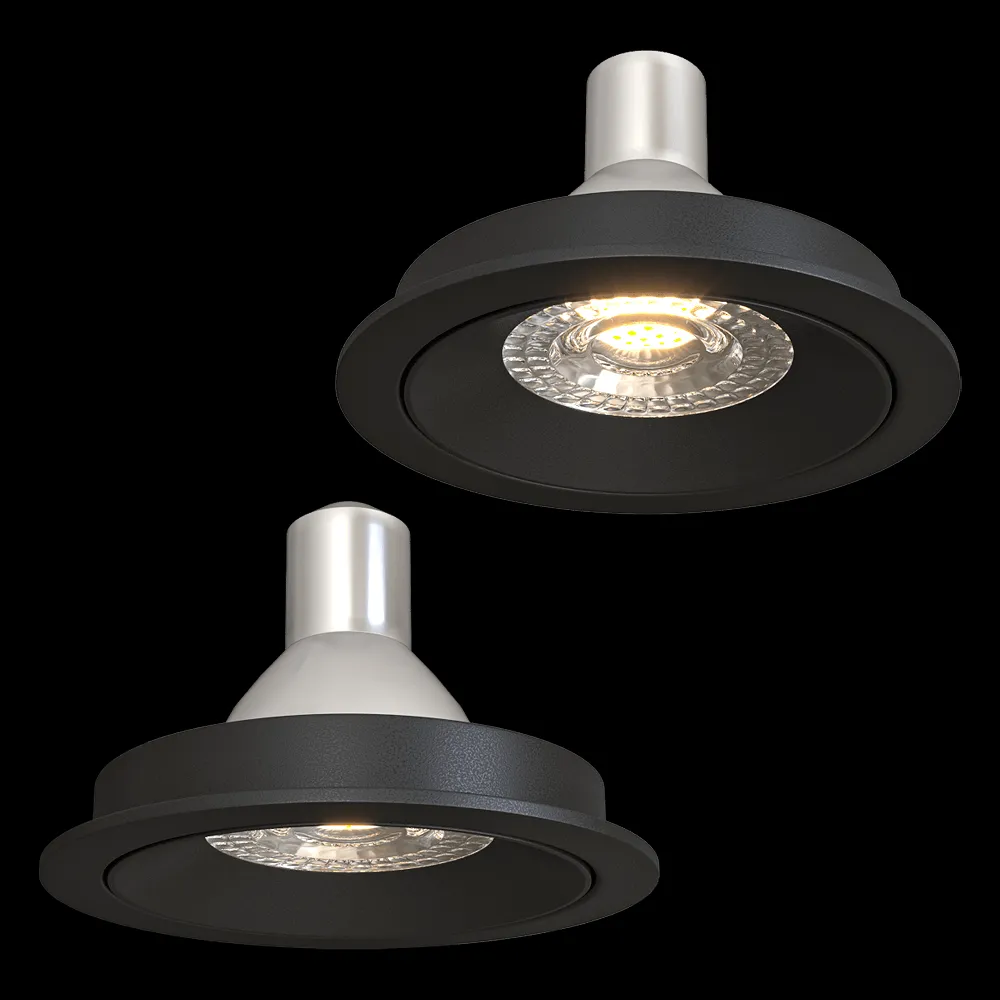 DENKIRS – Spot recessed luminaire DK2026-BK 3ds Max