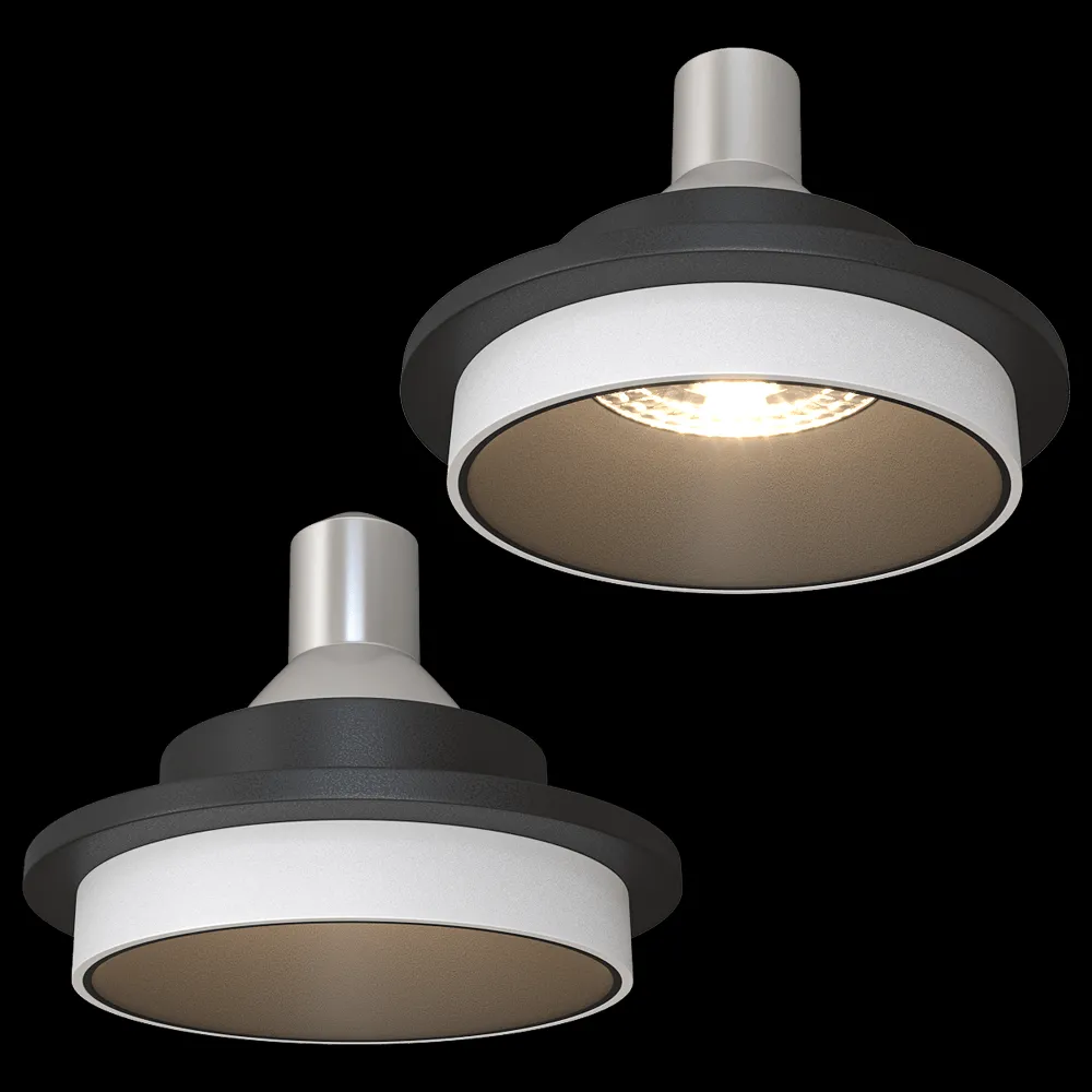 DENKIRS – Spot recessed luminaire DK2400-BK 3ds Max