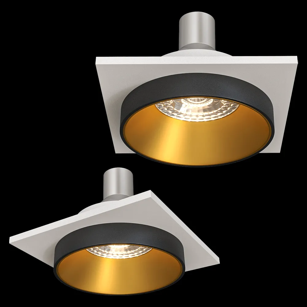 DENKIRS – Spot recessed luminaire DK2402-GD 3ds Max