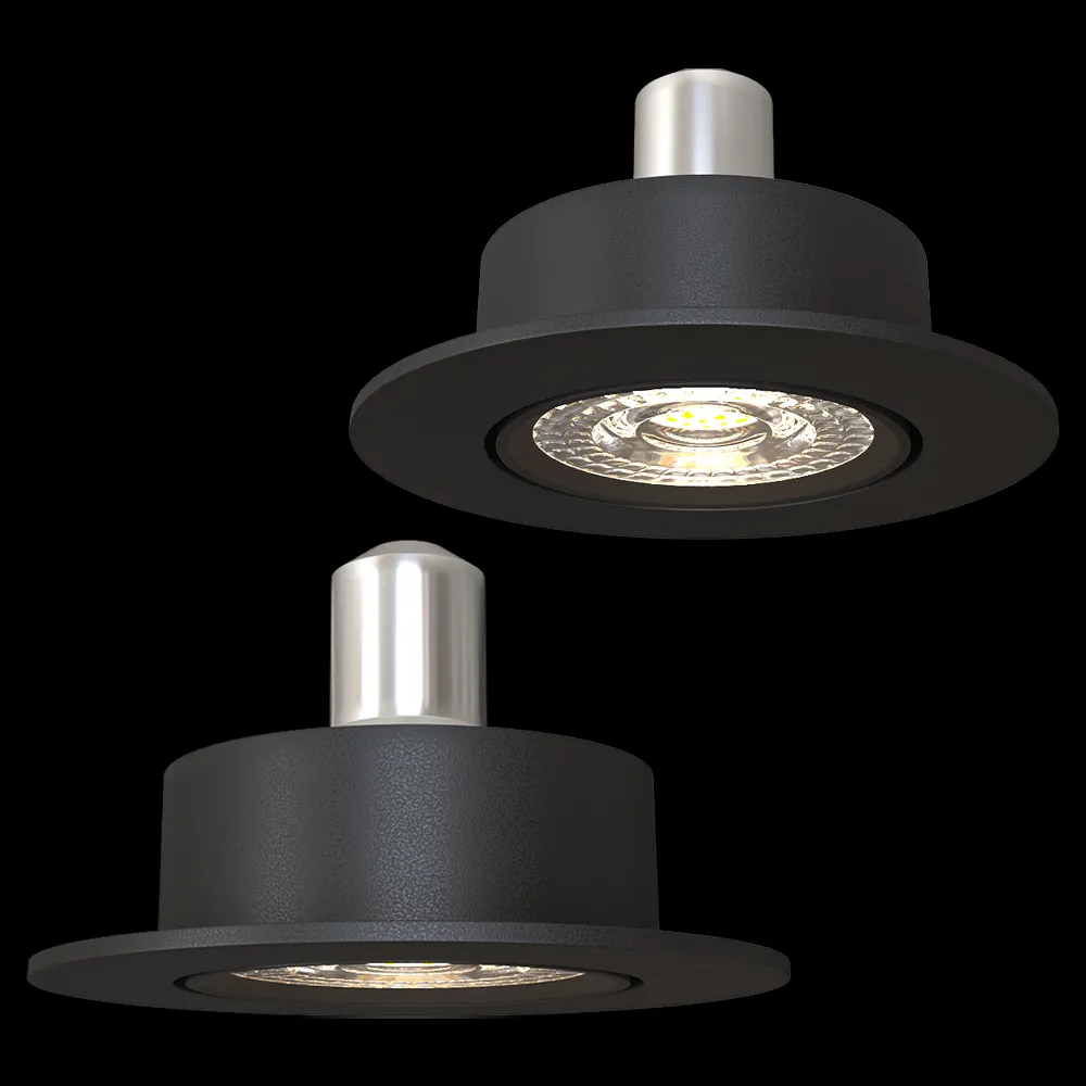 DENKIRS – Spot recessed luminaire DK3020-BK 3ds Max
