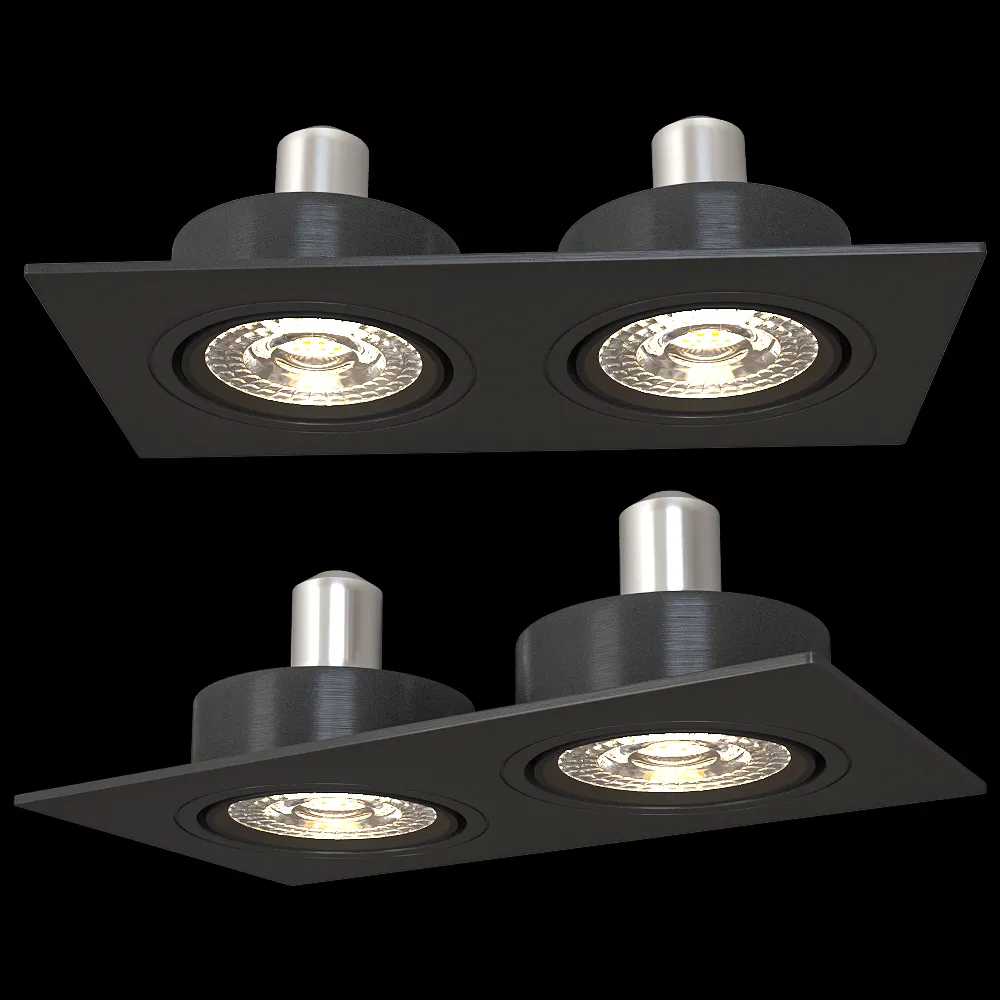DENKIRS – Spot recessed luminaire DK3022-BK 3ds Max