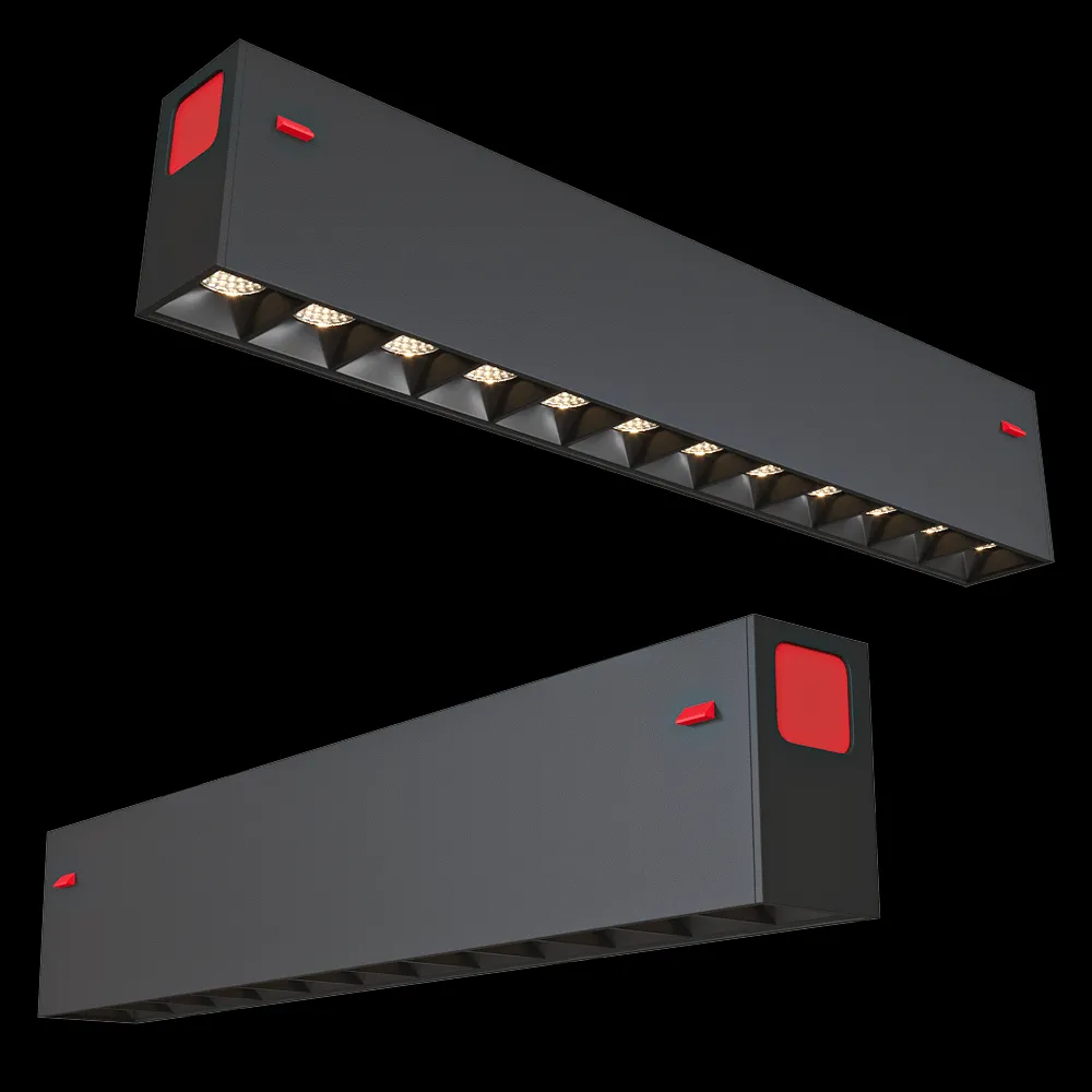 DENKIRS – Track light DK8001-BK 3ds Max