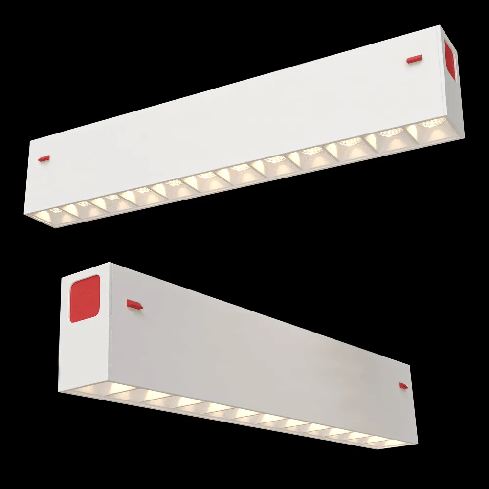 DENKIRS – Track light DK8001-WH 3ds Max